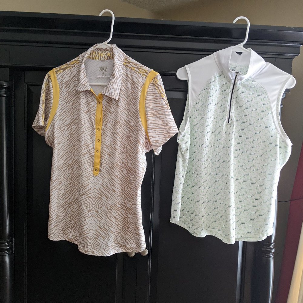 2 size XL golf shirts